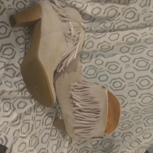 Ankle boots. Worn once